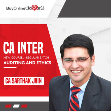 CA Inter Auditing and Ethics Regular Batch By CA Sarthak Jain