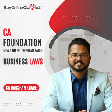 CA Foundation Business Law Regular Batch By CA Darshan Khare