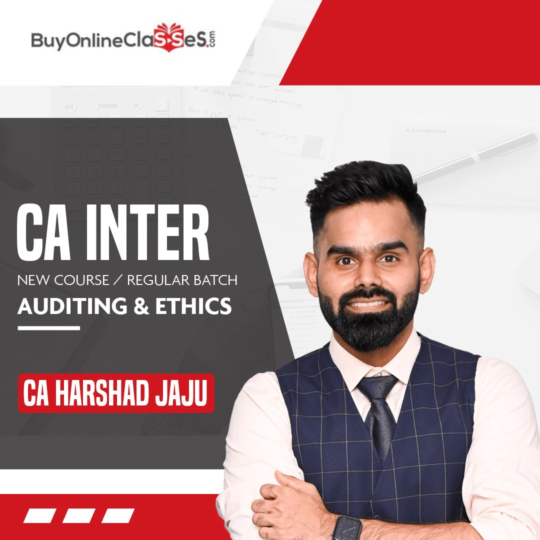 CA Inter Auditing and Ethics Regular Batch By CA Harshad Jaju