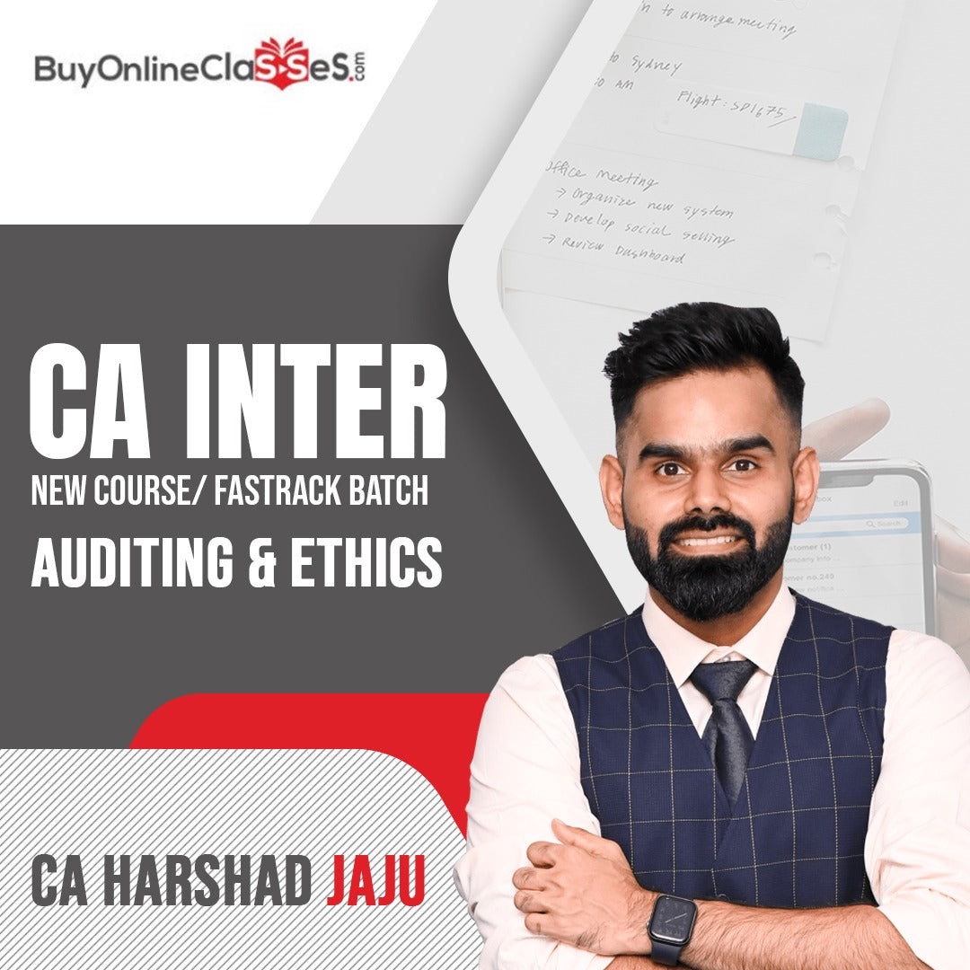 CA Inter Auditing and Ethics Fastrack Batch By CA Harshad Jaju